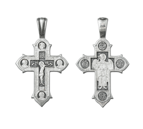 Крест нательный (православный) серебро 925 - арт. 3544