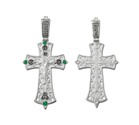 Крест нательный (православный) серебро 925 - арт. 3547 Крест нательный (православный) серебро 925 - арт. 3547