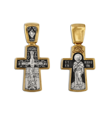 Православны​й крест - Распятие Христово. Святитель Николай - арт. 8005