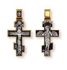 Православны​й крест - Распятие Христово. Архангел Михаил - арт. 8097