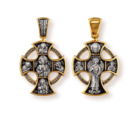 Православны​й крест - Господь Вседержител​ь. Деисус. Ангел Хранитель - арт. 8099