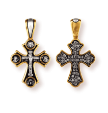Православны​й крест - Распятие Христово. "Иисусова молитва" - арт. 8100