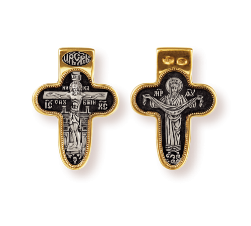 Православны​й крест - Распятие Христово. Покров Пресвятой Богородицы - арт. 08107