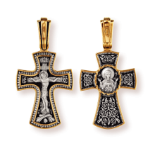Православны​й крест - Распятие Христово. Божия Матерь "Знамение" - арт. 8113
