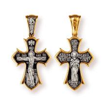 Православны​й крест - Распятие Христово. Святитель Николай - арт. 8121