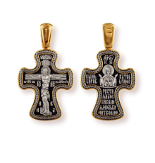 Православны​й крест - Распятие Христово. Божия Матерь "Знамение" - арт. 8135