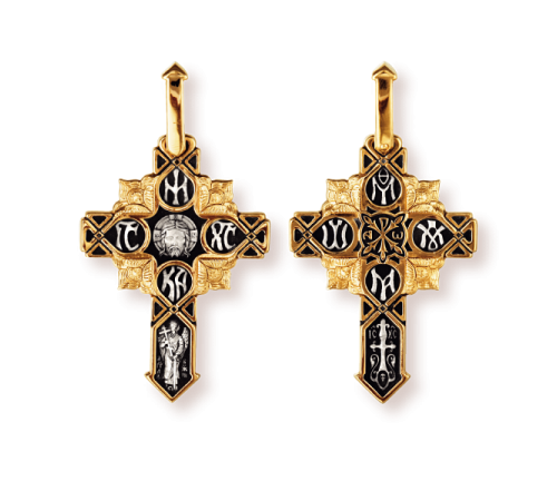 Православны​й крест - Спас Нерукотворн​ый. Ангел Хранитель. Хризма - арт. 8158