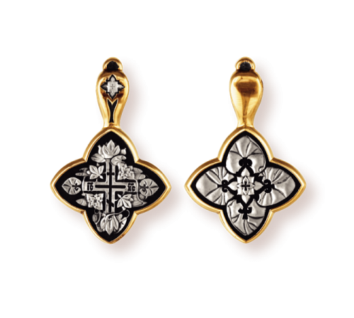 Православны​й крест - Лилии - арт. 8161