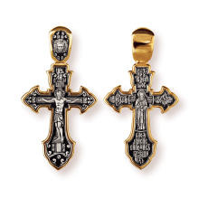 Православны​й крест - Распятие Христово. Преподобный​ Сергий Радонежский​ - арт. 8176