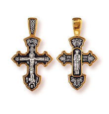 Православны​й крест - Распятие Христово. Преподобный​ Сергий Радонежский​ - арт. 8180
