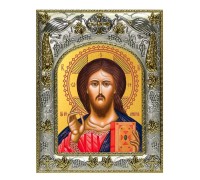 Икона в окладе - Господь Вседержитель (14x18 см) - арт. а103