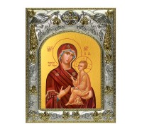 Икона в окладе - Божией Матери "Тихвинская" - арт. а239