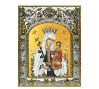 Икона в окладе - Матерь Божия "Неувядаемый Цвет" - арт. а284 Икона в окладе - Матерь Божия "Неувядаемый Цвет" - арт. а284