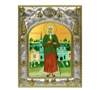 Икона в окладе - Святая Ксения Петербургская - арт. а811