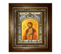 Икона в киоте - Александр Невский, благоверный князь (20x24 см) - арт. АК-451