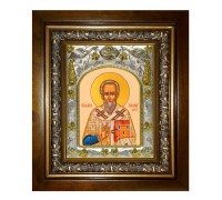 Икона в киоте - Александр Иерусалимский (20x24 см) - арт. АК-8122