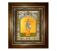 Икона в киоте - Александр Иерусалимский (20x24 см) - арт. АК-8123