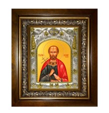 Икона в киоте - Александр Пергийский (20x24 см) - арт. АК-7067