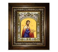 Икона в киоте - Александр Сидский (20x24 см) - арт. АК-7137