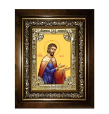 Икона в киоте - Александр Сидский (24x30 см) - арт. ВК-7137