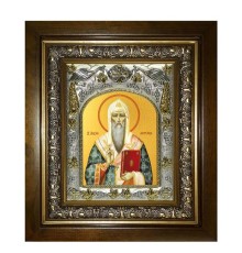 Икона в киоте - Алексий (Алексей) митрополит Московский (20x24 см) - арт. АК-722
