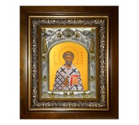 Икона в киоте - Августин блаженный (20x24 см) - арт. АК-6999