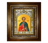 Икона в киоте - Авраамий Болгарский, Владимирский мученик (20x24 см) - арт. АК-8159