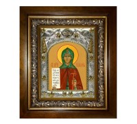 Икона в киоте - Иулиания (Ульяна) Московская преподобная (20x24 см) - арт. АК-8312