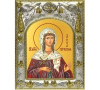 Икона в окладе - Анна Готфская (14x18 см) - арт. А-8142