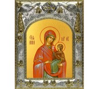 Икона в окладе - Анна, мать Пресвятой Богородицы, праведная (14x18 см) - арт. А-6094