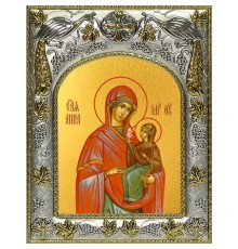 Икона в окладе - Анна, мать Пресвятой Богородицы, праведная (14x18 см) - арт. А-6094