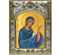 Икона в окладе - Емилия (Эмилия) Кесарийская (Каппадокийская) преподобная (14x18 см) - арт. А-008