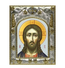 Икона в окладе - Господь Вседержитель (14x18 см) - арт. А-111