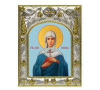 Икона в окладе - Наталия (Наталья) Никомидийская мученица (14x18 см) - арт. А-8575