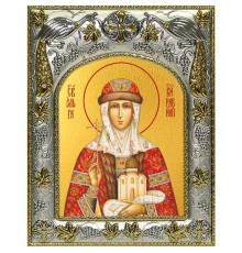 Икона в окладе - Ольга равноапостольная великая княгиня (14x18 см) - арт. А-7107