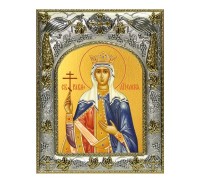 Икона в окладе - Святая Елена, Равноапостольная - арт. а442