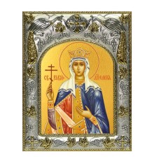 Икона в окладе - Святая Елена, Равноапостольная - арт. а442