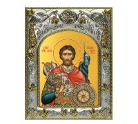 Икона в окладе - Святой Александр Невский - арт. а447