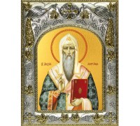 Икона в окладе - Святой Алексий, Митрополит Московский - арт. а722