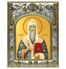 Икона в окладе - Святой Алексий, Митрополит Московский - арт. а722