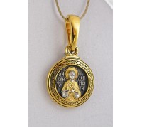 Образок нательный - Пантелеймон Афонский - арт. ИСЧЗ1515