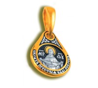 Образок Пресвятой Богородицы Покрова капелька малая - арт. ИСЧЗ 1707