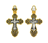 Крест нательный - Распятие Христово. Ангел Хранитель - арт. 8398