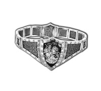 Браслет - Святой Георгий Победоносец. Псалом 90 "Живый в помощи" - арт. 19003