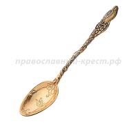 Серебряная ложка с позолотой - арт. 7001