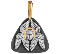 Подвеска - "Шестикрылый Серафим" (серебро 925 с позолотой) - арт. 400756