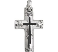Крест нательный - "Поклонный" (серебро 925) - арт. 100516