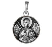 Образок Святого Ангела Господня (серебро 925) - арт. 200726с