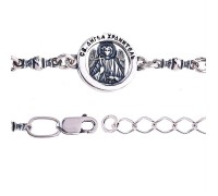 Браслет с иконкой Ангела Хранителя (серебро 925) - арт. 10а-017