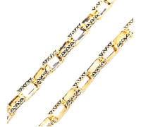 Цепь литая кованая якорная (позолота, эмаль) - арт. 23-008